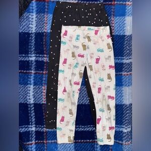 Carter's Black and White Animal Print Leggings Set